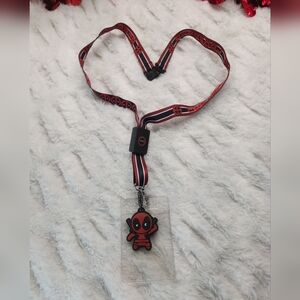 Marvel Deadpool "Maximum Effort" Lanyard w/Red Blinking Lights (3-Settings)